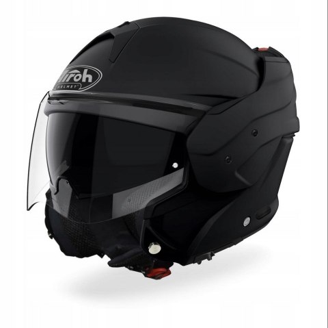 AIROH WYPRZEDAŻ KASK SZCZĘKOWY (FLIP UP) MATHISSE 3 KOLOR CZARNY MAT ROZMIAR XL (SZCZĘKA DO TYŁU) AIROH