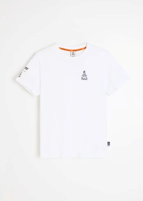 DIVERSE 2026 EXTREME TEAM - DAKAR RALLY KOSZULKA (T-SHIRT) DKR LOGO SM 256 KOLOR BIAŁY L DAKAR RALLY