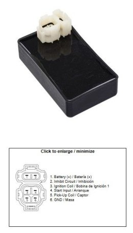 DZE MODUŁ ZAPŁONU CDI HONDA NX 500 DOMINATOR '88-'99; NX 650 DOMINATOR '88-'99; XR 650L '93-'20 (30410-MN9-000) DZE ELEKTRYKA