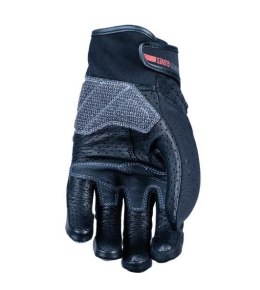 FIVE GLOVES RĘKAWICE SKÓRZANO-TEKSTYLNE TFX3 AIRFLOW KOLOR CZARNY/SZARY ROZMIAR 10 (L) FIVE