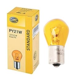 HELLA ŻARÓWKA 21W 12V BAU15S PY21W (ORANGE) - POMARAŃCZOWA KIERUNKOWSKAZ 1 SZTUKA HELLA
