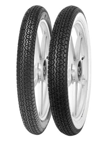 MITAS OPONA 2.75-17 B-7 47J TT/TL BIAŁY BOK PRZÓD/TYŁ DOT 40/2025 (572937) MITAS