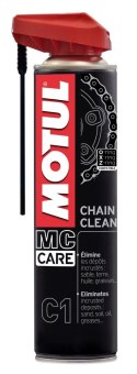 MOTUL CHAIN CARE KIT ZESTAW DO CZYSZCZENIA ŁAŃCUCHA (SPRAY C1+SPRAY C2+SZCZOTKA) MOTUL