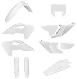 POLISPORT KOMPLET PLASTIKÓW (FULL KIT) HUSQVARNA TE/FE TPI '24-'25 W ZESTAWIE OSŁONA LAMPY PRZEDNIEJ I OSŁONY AMORTYZATORÓW KOLO POLISPORT