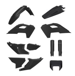 POLISPORT KOMPLET PLASTIKÓW (FULL KIT) HUSQVARNA TE/FE TPI '24-'25 W ZESTAWIE OSŁONA LAMPY PRZEDNIEJ I OSŁONY AMORTYZATORÓW KOLO POLISPORT