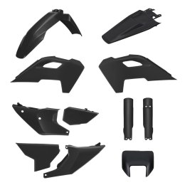 POLISPORT KOMPLET PLASTIKÓW (FULL KIT) HUSQVARNA TE/FE TPI '24-'25 W ZESTAWIE OSŁONA LAMPY PRZEDNIEJ I OSŁONY AMORTYZATORÓW KOLO POLISPORT