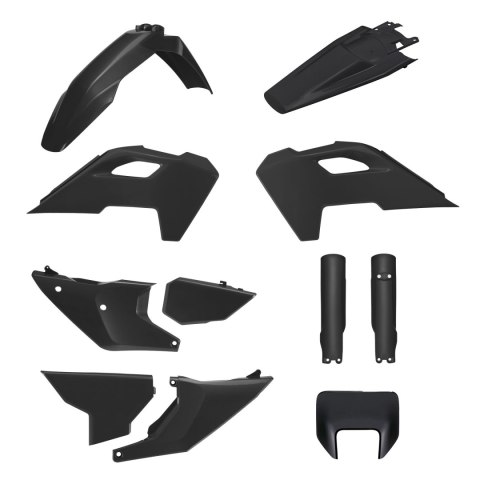 POLISPORT KOMPLET PLASTIKÓW (FULL KIT) HUSQVARNA TE/FE TPI '24-'25 W ZESTAWIE OSŁONA LAMPY PRZEDNIEJ I OSŁONY AMORTYZATORÓW KOLO POLISPORT