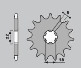 ZĘBATKA PRZEDNIA (A4250416150) 423/13z. - WYPRZEDAŻ WYPRZEDAŻOWE MARKI