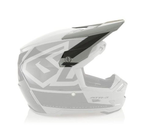 6D HELMETS REPLACEMENT VISOR - DASZEK DO KASKU ATR-3 HEX GLOSS NEON ORANGE 6D HELMETS