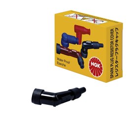 NGK FAJKA NA ŚWIECE (NR 8453) EBONITOWA KĄTOWA (120) KOLOR CZARNY NGK
