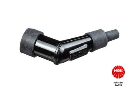 NGK FAJKA NA ŚWIECE (NR 8453) EBONITOWA KĄTOWA (120) KOLOR CZARNY NGK