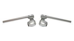 ACCEL KIEROWNICA DWUCZĘŚCIOWA REGULOWANA STREET CLIP-ON UCHWYT 54MM KOLOR SREBRNY ACCEL