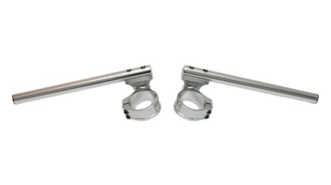 ACCEL KIEROWNICA DWUCZĘŚCIOWA REGULOWANA STREET CLIP-ON UCHWYT 54MM KOLOR SREBRNY ACCEL