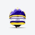 AIROH KASK CROSS / ENDURO / ATV / QUAD AVIATOR ACE 2 SAKE YELLOW GLOSS KOLOR ŻÓŁTY/FIOLETOWY ROZMIAR L AIROH