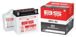 BS 2025/12 AKUMULATOR BB7L-B (YB7L-B) (12N7-3B) (YB7L-B2) 12V 8,4AH 135X75X133 OBSŁUGOWY - ELEKTROLIT OSOBNO (85A) (6) UE2019/11 BS BATTERY