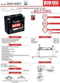 BS 2025/12 AKUMULATOR BGZ20HL MAX (FA) (YTX20HL,YTX20L-BS,YTX20HL-BS,YB18L-A) 12V 20AH 176X89X154 BEZOBSŁUGOWY - ZALANY (ZWIĘKSZ BS BATTERY