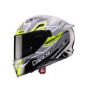 CABERG 2026 KASK INTEGRALNY Z BLENDĄ MODEL AVALON X BRAMA KOLOR CZARNY/ŻÓŁTY FLUO/SZARY ROZMIAR XL CABERG