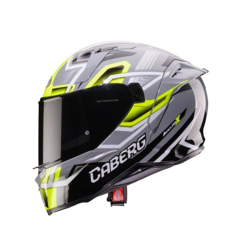 CABERG 2026 KASK INTEGRALNY Z BLENDĄ MODEL AVALON X BRAMA KOLOR CZARNY/ŻÓŁTY FLUO/SZARY ROZMIAR M CABERG
