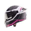 CABERG 2026 KASK INTEGRALNY Z BLENDĄ MODEL AVALON X PURE KOLOR CZARNY MAT/BIAŁY/FUKSJA (INTENSYWNY ODCIEŃ RÓŻOWEGO) ROZMIAR XS CABERG