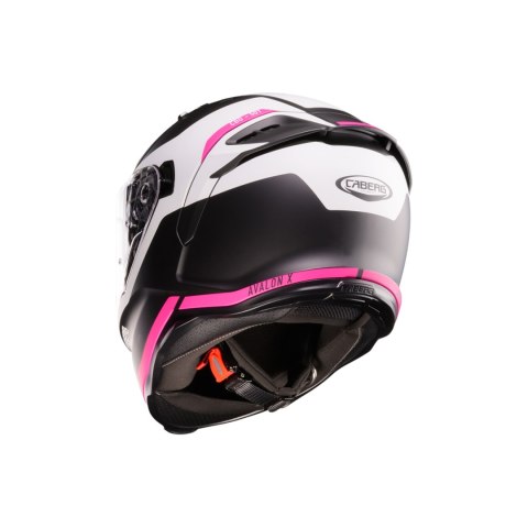 CABERG 2026 KASK INTEGRALNY Z BLENDĄ MODEL AVALON X PURE KOLOR CZARNY MAT/BIAŁY/FUKSJA (INTENSYWNY ODCIEŃ RÓŻOWEGO) ROZMIAR XS CABERG