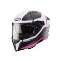 CABERG 2026 KASK INTEGRALNY Z BLENDĄ MODEL AVALON X PURE KOLOR CZARNY MAT/BIAŁY/FUKSJA (INTENSYWNY ODCIEŃ RÓŻOWEGO) ROZMIAR S CABERG