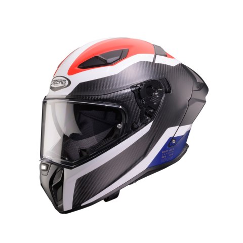 CABERG 2026 KASK INTEGRALNY Z BLENDĄ MODEL DRIFT EVO II CARBON CBR KOLOR CZARNY/NIEBIESKI/CZERWONY MAT ROZMIAR L CABERG
