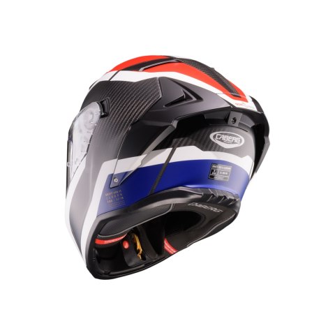 CABERG 2026 KASK INTEGRALNY Z BLENDĄ MODEL DRIFT EVO II CARBON CBR KOLOR CZARNY/NIEBIESKI/CZERWONY MAT ROZMIAR M CABERG