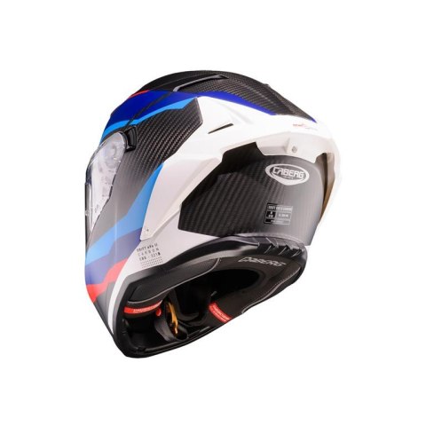CABERG 2026 KASK INTEGRALNY Z BLENDĄ MODEL DRIFT EVO II CARBON MSPORT KOLOR CZARNY/NIEBIESKI/CZERWONY MAT ROZMIAR L CABERG
