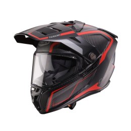 CABERG 2026 KASK OFFROAD / TRAIL / ADVENTURE DUOSPORT (DUAL) TANAMI CARBON GRAVITY KOLOR CZERWONY/SZARY ROZMIAR S CABERG