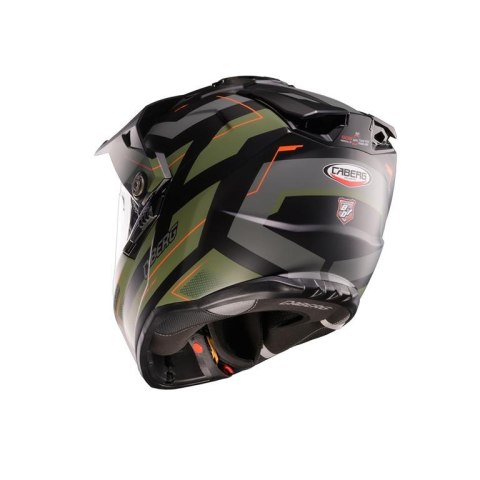 CABERG 2026 KASK OFFROAD / TRAIL / ADVENTURE DUOSPORT (DUAL) TANAMI RANGER KOLOR BIAŁY/CZERWONY/NIEBIESKI ROZMIAR XL CABERG