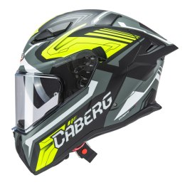 CABERG KASK INTEGRALNY Z BLENDĄ MODEL DRIFT EVO II JARAMA KOLOR CZARNY/SZARY/ŻÓŁTY FLUO MAT ROZMIAR XS (PINLOCK W ZESTAWIE) CABERG