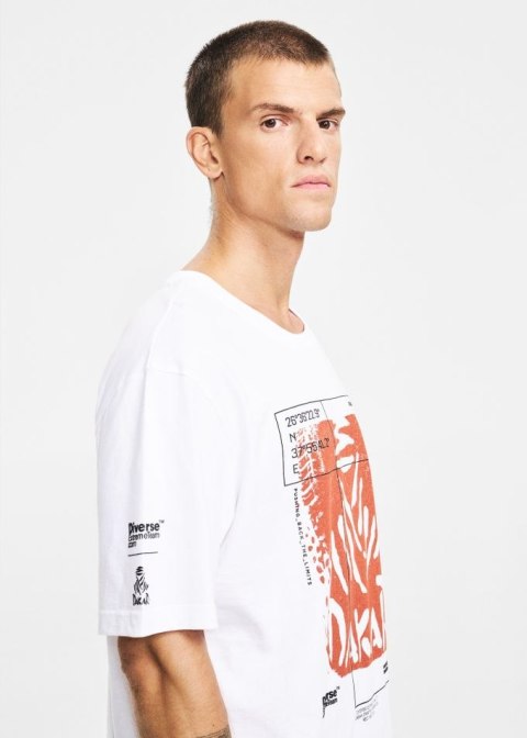 DIVERSE NOWY TOWAR EXTREME TEAM - DAKAR RALLY KOSZULKA DKR DES 1425 KOLOR BIAŁY XL DAKAR RALLY