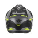 KAPPA 2025/05 KASK KV33 GRAPHIC WIZZARD ENDURO DUAL OFF ROAD Z SZYBĄ I BLENDĄ KOLOR CZARNY SZARY ŻÓŁTY FLUO MATT ROZMIAR 63 / XX KAPPA