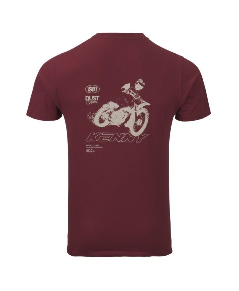 KENNY RACING KOSZULKA T-SHIRT DUST BURGUNDY KOLOR BURGUNDOWY ROZMIAR S KENNY RACING