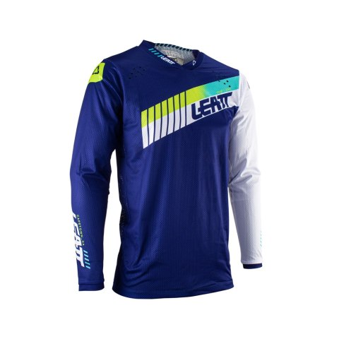LEATT KOSZULKA MOTO 4.5 LITE JERSEY BLUE KOLOR GRANATOWY/BIAŁY ROZMIAR XL LEATT