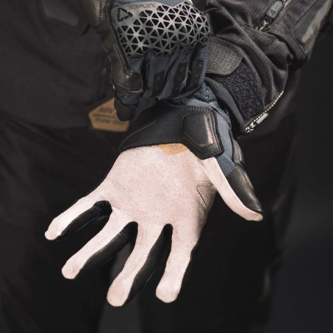 LEATT RĘKAWICE ADV (ADVENTURE) X-FLOW 7.5 STEALTH KOLOR CZARNY ROZMIAR XXL LEATT