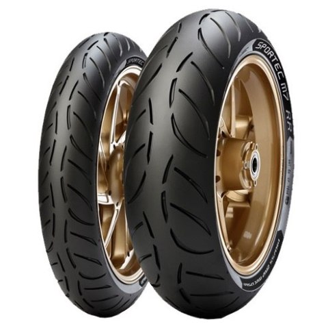 METZELER KOMPLET OPON (4042800/25) 120/70ZR17 SPORTEC M7 RR (M) (58W) TL M/C PRZÓD DOT 2025 + (2450500/25) 190/55ZR17 SPORTEC M7 METZELER