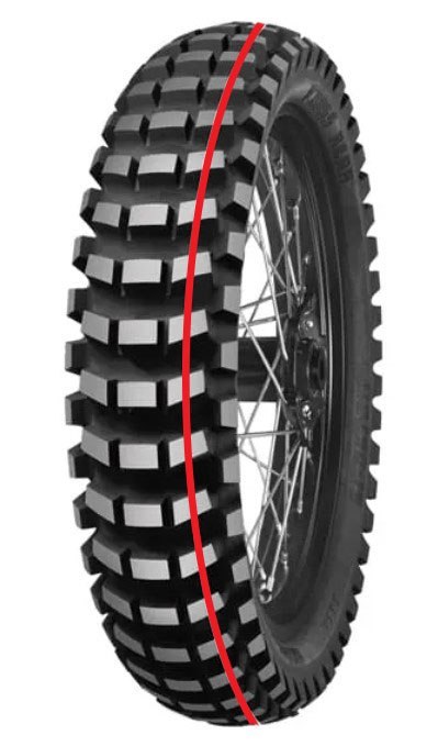 MITAS OPONA 110/90-19 C-22 62N TT TYŁ (CZERWONY PASEK) DOT 37/2022 (NA ZAMÓWIENIE) (266391) WYCOFANE MITAS