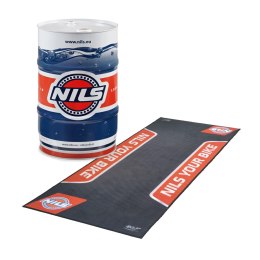 NILS PROMOCJA OLEJ SILNIKOWY 4T OFF ROAD 10W40 100% SYNTETYK BECZKA 56,8L (AKC) I NILS MATA ŚRODOWISKOWA/SERWISOWA POD MOTOCYKL  NILS