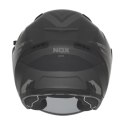 NOX KASK OTWARTY JET Z BLENDĄ N130 MYST KOLOR CZARNY/SREBRNY MAT ROZMIAR XL NOX