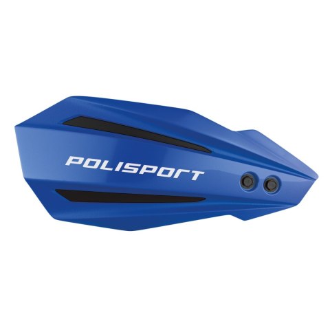 POLISPORT OFERTA SPECJALNA OSŁONY RĄK (HANDBARY) MODEL BULLIT Z UNIWERSALNYM ZESTAWEM MONTAŻOWYM 22/28 KTM KOLOR NIEBIESKIE (OPA POLISPORT