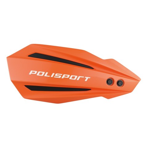 POLISPORT OFERTA SPECJALNA OSŁONY RĄK (HANDBARY) MODEL BULLIT Z UNIWERSALNYM ZESTAWEM MONTAŻOWYM 22/28 KTM KOLOR POMARAŃCZOWY (O POLISPORT