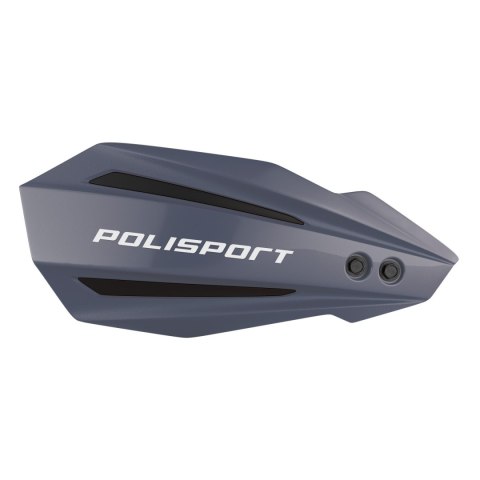 POLISPORT OFERTA SPECJALNA OSŁONY RĄK (HANDBARY) MODEL BULLIT Z UNIWERSALNYM ZESTAWEM MONTAŻOWYM 22/28 KTM KOLOR SZARE (OPAKOWAN POLISPORT