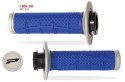 PROGRIP 2025/12 MANETKI PG809 OFF ROAD Z BLOKADĄ SCS LOCK-ON + 7 ADAPTERÓW ROLGAZU (22+25MM) KOLOR SZARY NIEBIESKI DWUSKŁADNIKOW PRO GRIP