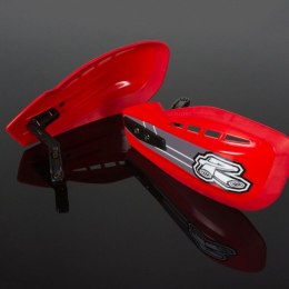 RENTHAL MX OSŁONY RĄK (HANDBARY) (LISTKI) KOLOR CZERWONY (MOCOWANIE W ZESTAWIE HG-100-BRACKET) RENTHAL