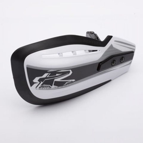 RENTHAL MX ZESTAW NAKLEJEK OSŁONY RĄK (HANDBARY) (LISTKI) KOLOR BIAŁY SZARY RENTHAL