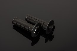 RENTHAL MANETKI MX R-WORKS LOCK-ON ULTRATACKY (HALF WAFFLE) KOLOR CZARNY RENTHAL