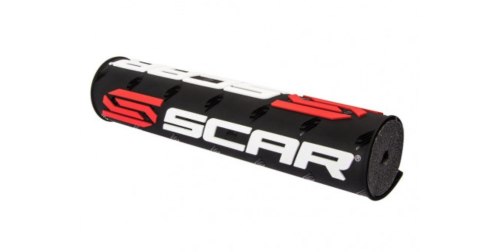 SCAR RACING GĄBKA NA KIEROWNICĘ (POPRZECZKĘ) (250MM) KOLOR CZARNY Z LOGO SCAR SCAR