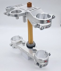 XTRIG PÓŁKI ZAWIESZENIA PRZEDNIEGO ROCS TECH TRIPLE CLAMPS YAMAHA TENERE 700 '21-'26 (OFFSET 30MM) (DLA ZESTAWU KYB 48MM) KOLOR  X-TRIG