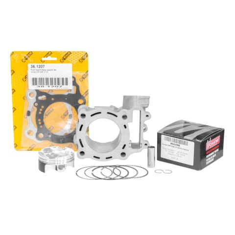 VERTEX PROMOCJA CYLINDER KOMPLETNY HONDA CRF 150 R , CRF 150 '07-'25 STD NICASYL (ŚR.66MM= NOMINALNY) , TŁOK WOSSNER 8662DB , TO VERTEX